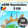 eSIM Seychelles - 3 GB - 30 Days