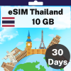 eSIM Thailand - 10 GB - 30 Days