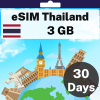 eSIM Thailand - 3 GB - 30 Days