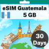 eSIM 危地马拉 - 5 GB - 30 天