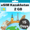 eSIM 哈萨克斯坦 - 2 GB - 15 天