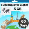 eSIM Discover Global - 5 GB - 50 SMS - 50 Mins - 60 Days