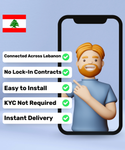 eSIM Lebanon - 1 GB - 7 Days