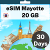 eSIM Mayotte - 20 GB - 30 Days