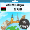 eSIM Libya - 2 GB - 15 Days