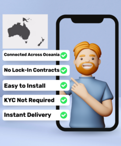 eSIM Oceanía - 3 GB - 30 Días