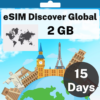 eSIM Discover Global - 2 GB - 15 Days