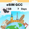 eSIM GCC - 1 GB - 7 天