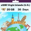 eSIM Virgin Islands (U.S.) - 20 GB - 30 Days