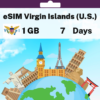 eSIM Virgin Islands (U.S.) - 1 GB - 7 Days