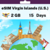eSIM Virgin Islands (U.S.) - 2 GB - 15 Days