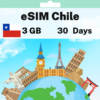 eSIM Chile - 3 GB - 30 Days