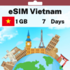 eSIM Vietnam - 1 GB - 7 Days