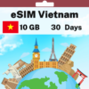 eSIM Vietnam - 10 GB - 30 Days