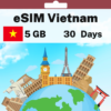 eSIM Vietnam - 5 GB - 30 Days