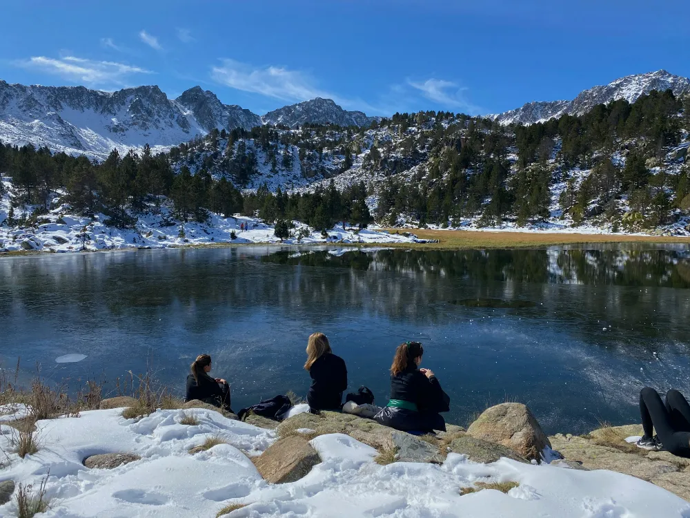 Traveler using eSIM in Andorra