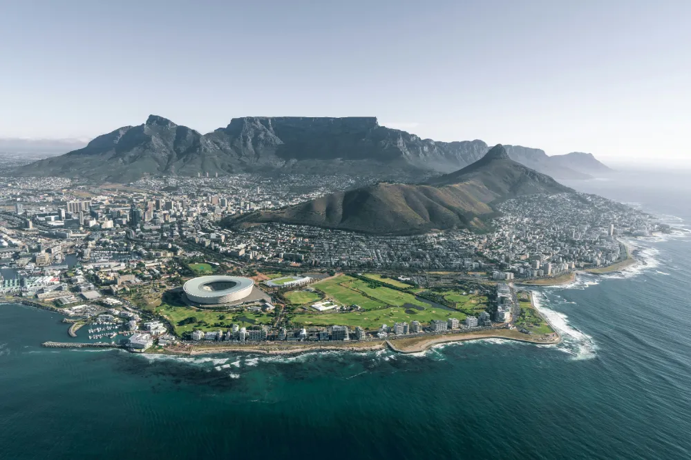 Traveler using eSIM in South Africa