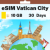 eSIM Vatican City - 10 GB - 30 Days