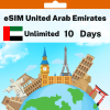 eSIM United Arab Emirates - Unlimited - 10 Days