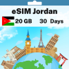 eSIM Jordan - 20 GB - 30 Days
