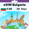 eSIM Bulgaria - 5 GB - 30 Days