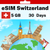 eSIM Switzerland - 5 GB - 30 Days