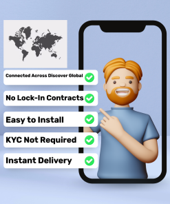 eSIM Discover Global - 200 MB - 3 Days