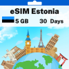 eSIM Estonia - 5 GB - 30 Days