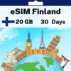 eSIM Finland - 20 GB - 30 Days