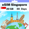 eSIM Singapore - 20 GB - 30 Days