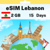 eSIM Lebanon - 2 GB - 15 Days