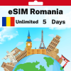 eSIM Romania - Unlimited - 5 Days