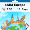 eSIM Europe - 2 GB - 15 Days