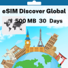 eSIM Discover Global - 500 MB - 30 Days