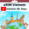 eSIM Vietnam - Unlimited - 30 Days