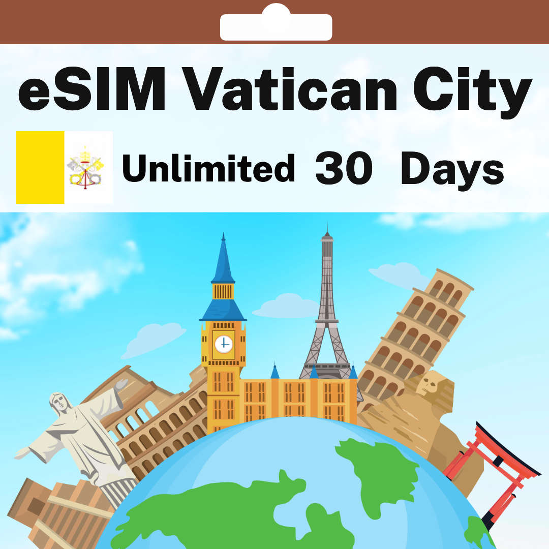 50a3ca38-5705-4a0a-a6f8-104f2764ca35.png eSIM Vatican City - Unlimited - 30 Days