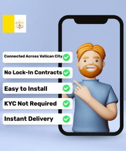 eSIM Vatican City - Unlimited - 30 Days