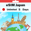 eSIM Japan - Unlimited - 5 Days