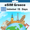 eSIM Greece - Unlimited - 15 Days