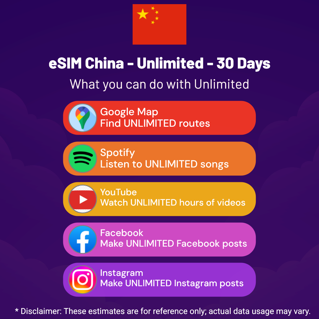 212b4af6-2bea-4e1f-985e-57777152f215.png eSIM China - Unlimited - 30 Days