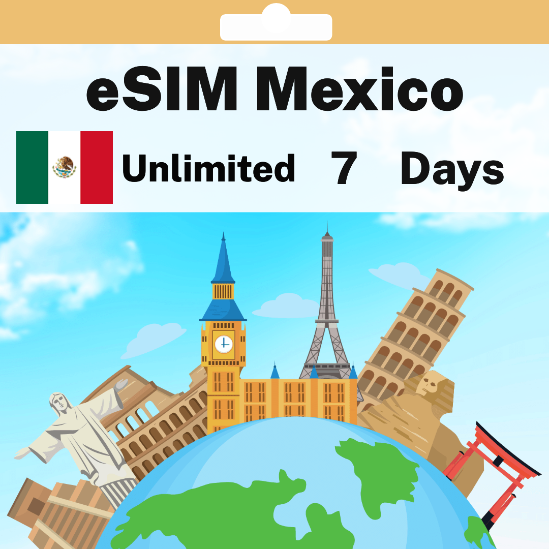 68998cf5-e146-4eb7-be1c-bef7e1625eb7.png eSIM Mexico - Unlimited - 7 Days