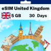 eSIM United Kingdom - 5 GB - 30 Days