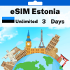eSIM Estonia - Unlimited - 3 Days