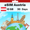 eSIM Austria - 10 GB - 30 Days