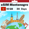 eSIM Montenegro - 10 GB - 30 Days