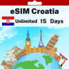 eSIM Croatia - Unlimited - 15 Days