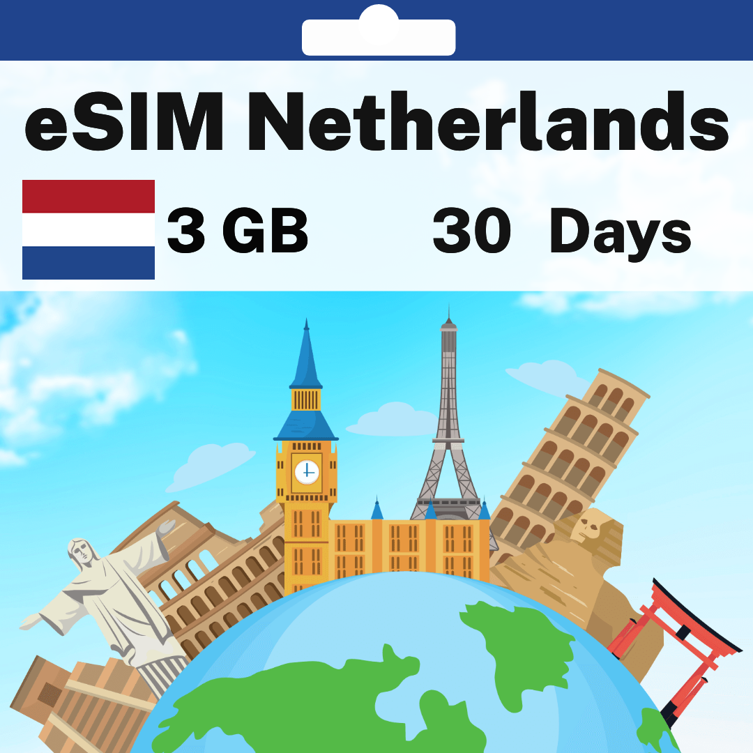 091c9f03-68dc-444e-8393-97f47c38d547.png eSIM Netherlands - 3 GB - 30 Days