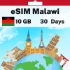 eSIM Malawi - 10 GB - 30 Days