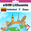 eSIM Lithuania - Unlimited - 7 Days
