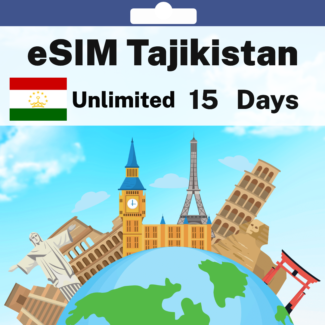 2c639964-eca7-41b8-bb2f-88652fc03837.png eSIM Tajikistan - Unlimited - 15 Days